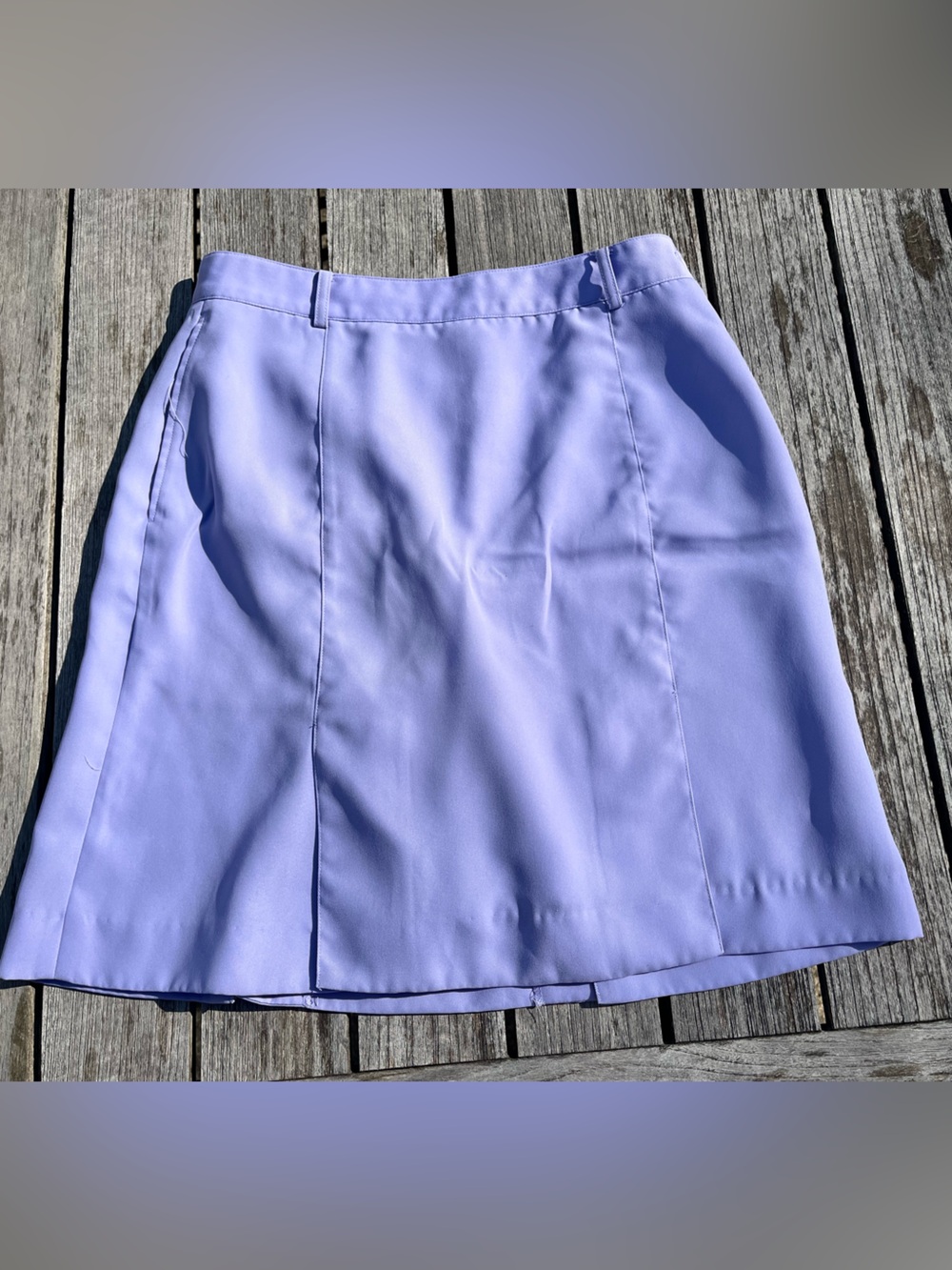 ASTRA. LILAC/LAVENDER MICROFIBER GOLF SKORT. SIZE 6.